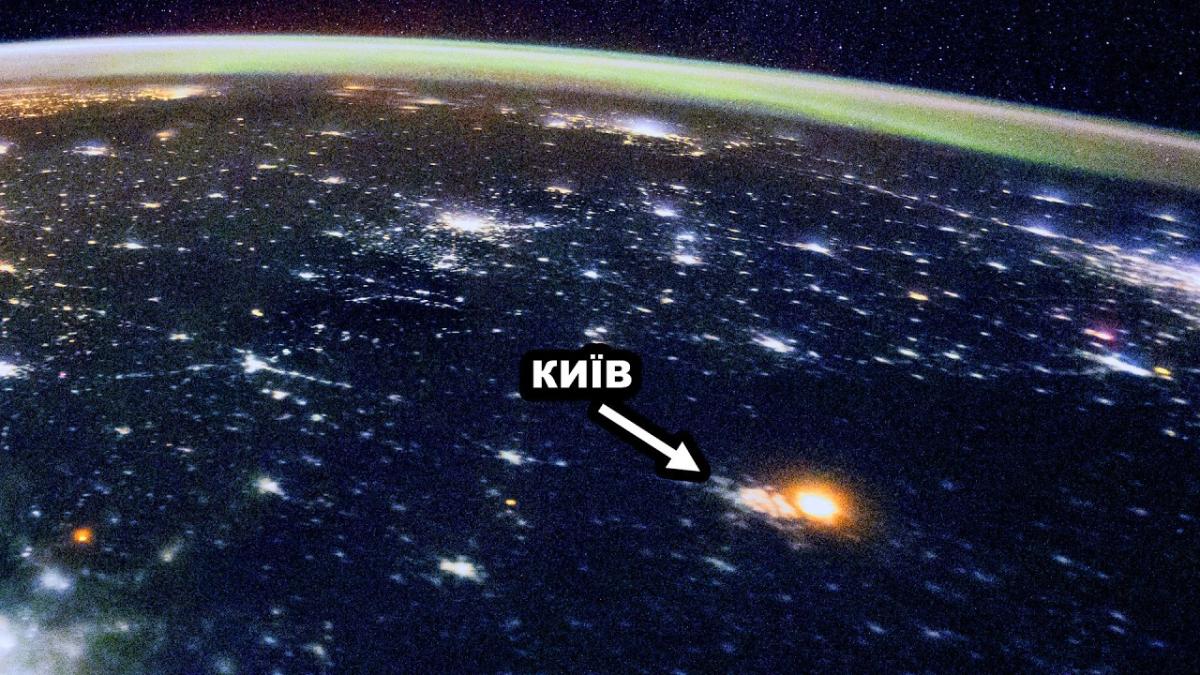 Az űrből is jól látszott, ahogy az oroszok Kijevet rakétázzák, felvételek készültek a Nemzetközi Űrállomásról