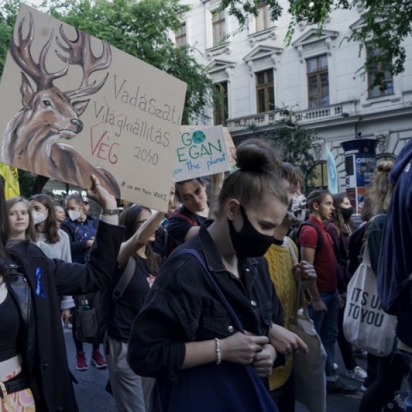 Greta magyar rajongói vergődtek ma a belvárosban - Fotók
