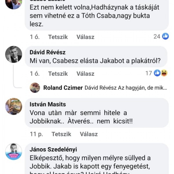 Háború: Hadházyt kicsinálják Zuglóban, a Jobbik is beállt a kommunista Tóth Csaba mögé, együtt végzik ki