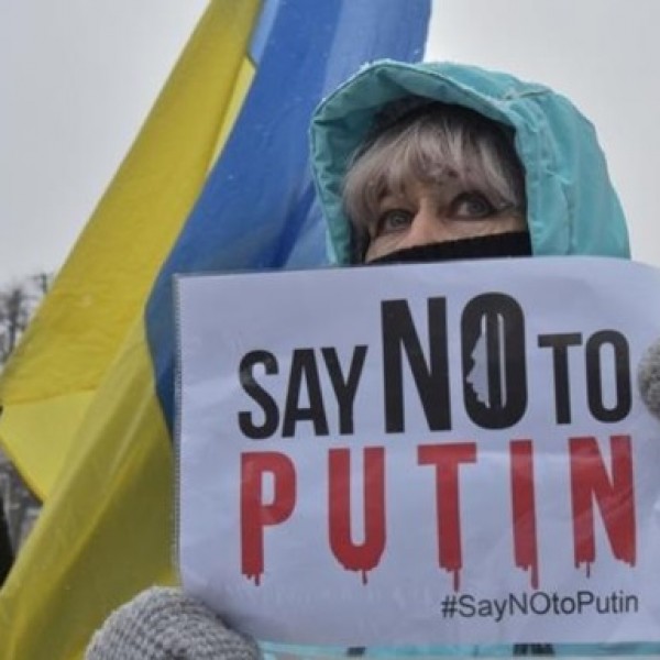 Putyin-ellenes tüntetést tartottak Kijevben (Videó-Fotók)