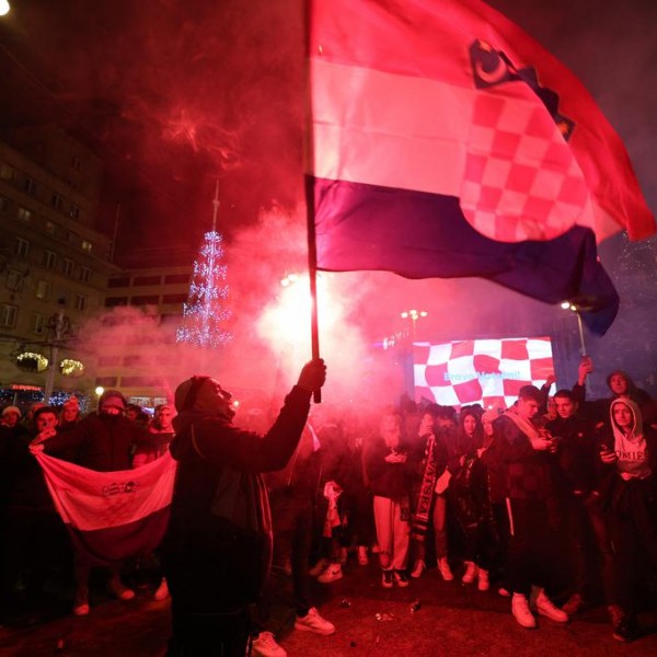 Óriási ünneplés kezdődött Zágrábban (Videók)
