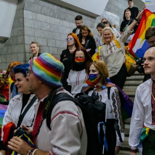 A metróban tartották meg a harkivi pride fesztivált