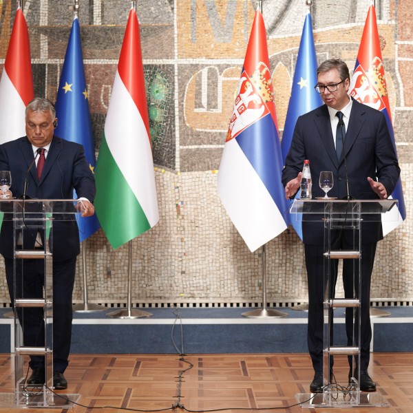 Vucsics a koszovói helyzetről is beszélt Orbán Viktorral