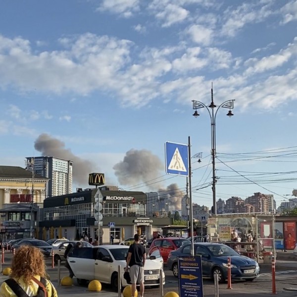 Most az a bajuk, hogy rakétatámadás érte Kijevet