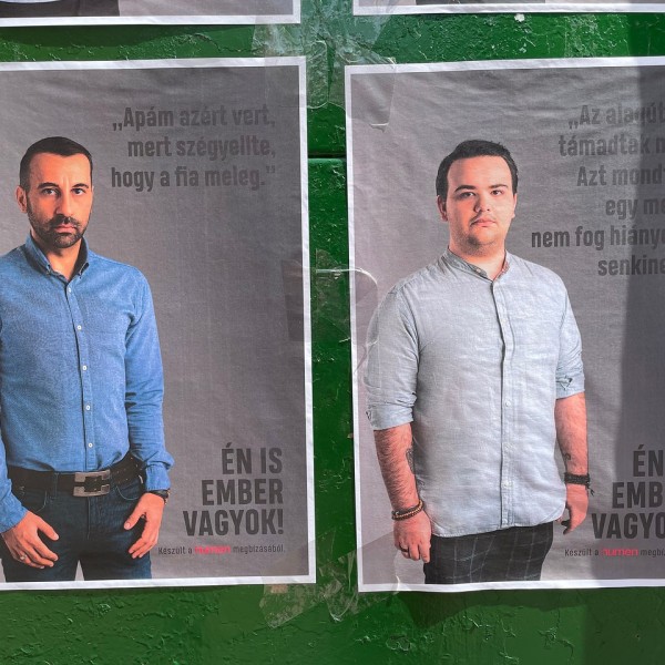 Baranyi Krisztina most LMBTQ-plakátokkal érzékenyít Ferencvárosban - Fotók