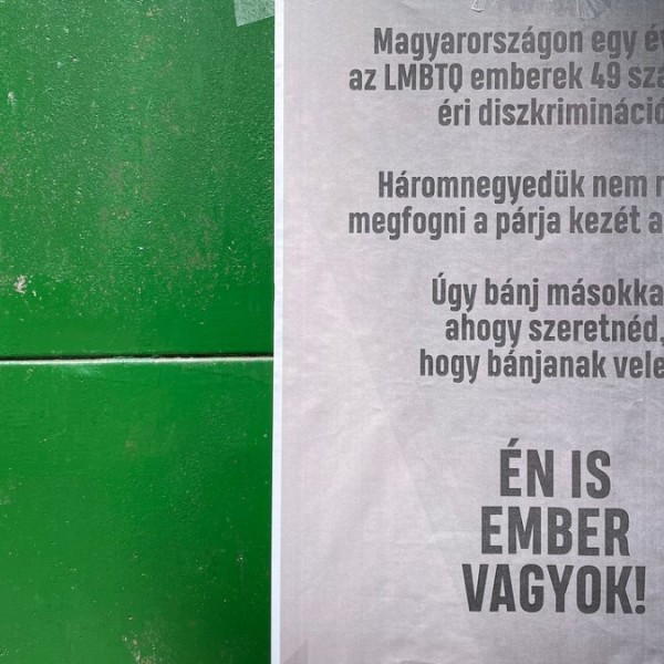 Baranyi Krisztina most LMBTQ-plakátokkal érzékenyít Ferencvárosban - Fotók