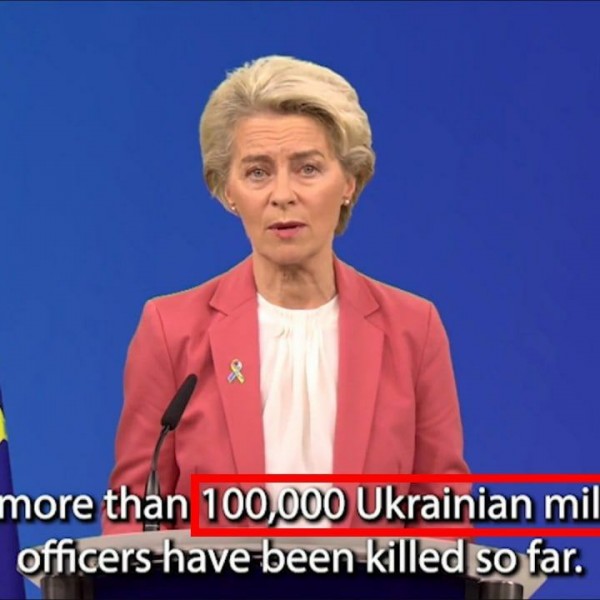 Ursula bedöntötte az ukrán propagandát majd gyorsan törölte a videóját