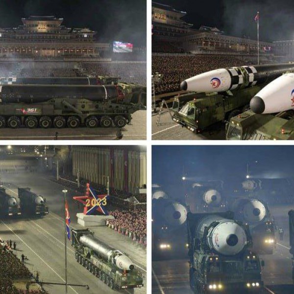 Észak-Korea brutális katonai díszszemlét tartott (Fotók)