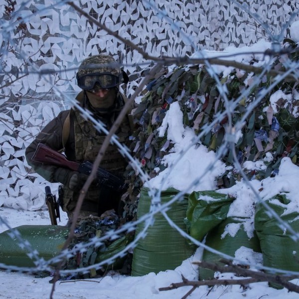Az ukrán hadsereg a csernobili szellemvárosban gyakorlatozott