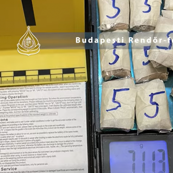 Több mint egy kilogramm heroint találtak egy házaspárnál Újpesten