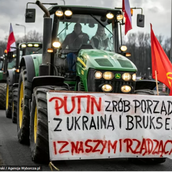 Üzenik a lengyel gazdák: "Putyin, tegyél rendet Ukrajnában és Brüsszelben!"