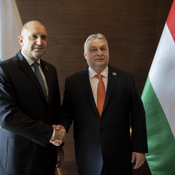Bulgária elnökével tárgyalt Orbán Viktor