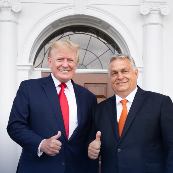 Orbán Viktor kiállt Trump mellett