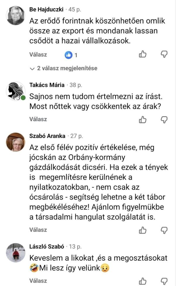 "Horror árak vannak és napi szinten emelkednek!" - Rovar úr Facebook-oldalán lázadnak a Tiszások