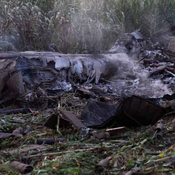 Lezuhant és felrobbant egy veszélyes anyagot szállító ukrán repülőgép Görögországban